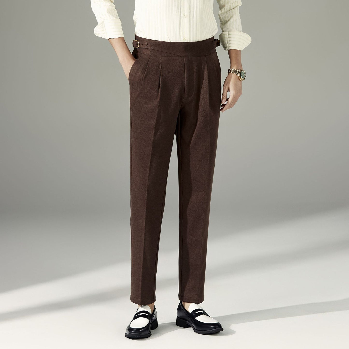 Slim Fit Business Casual Pants Men