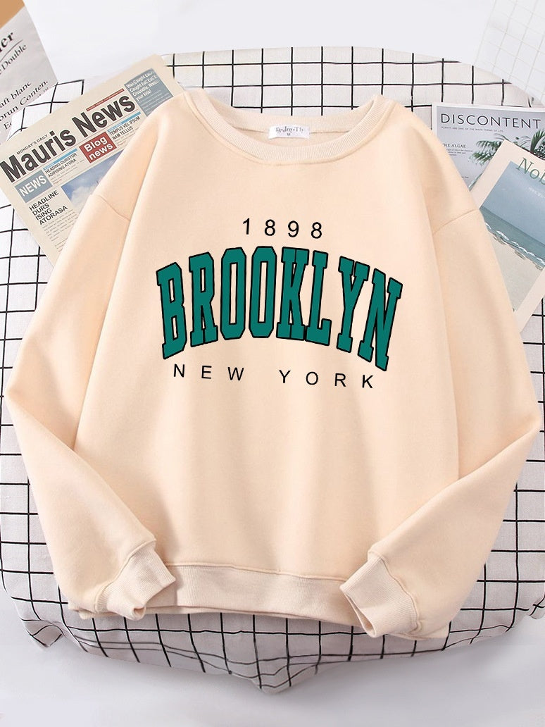 Autumn Kawaii Womens Sweatshirts 1898 Brooklyn