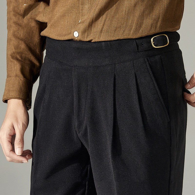 Slim Fit Business Casual Pants Men